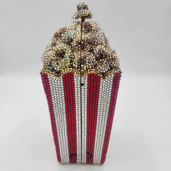 JUDITH LEIBER MATINEE POPCORN SHOULDER BAG PURSE - Picture 4 of 10